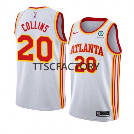 NBA Mænd Trøje Atlanta Hawks John Collins 20 Nike 2022-23 Association Edition Hvid Swingman NBA Mænd Trøje Atlanta Hawks John Collins 20 Nike 2022-23 Association Edition Hvid Swingman